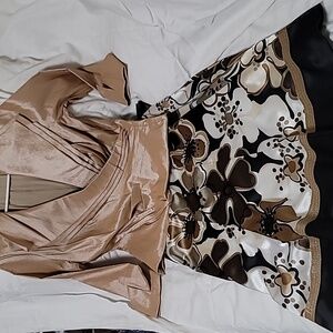 2 piece cocktail/ casual dressy skirt and top